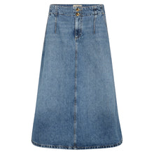 Indlæs billede til gallerivisning MOS MOSH Leala Denim Skirt Mid Blue
