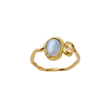 Indlæs billede til gallerivisning MAANESTEN Lorelei Ring (guld/sølv)
