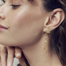Indlæs billede til gallerivisning MAANESTEN Trio Earrings (guld/sølv)
