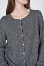 Indlæs billede til gallerivisning O'TAY Fenix Cardigan Dark Gray Melange
