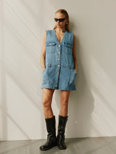 Indlæs billede til gallerivisning SOFIE SCHNOOR ALBERTINESW S252186 Dress Denim Blue
