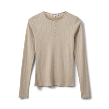 Indlæs billede til gallerivisning SOFIE SCHNOOR Alicia T-shirt Long Sleeve Beige Melange
