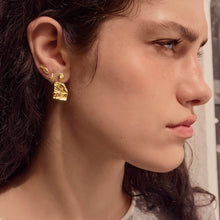 Indlæs billede til gallerivisning MAANESTEN Edin Earrings (guld/sølv)
