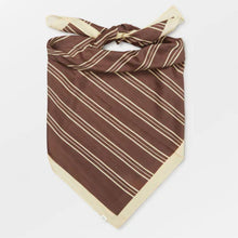 Indlæs billede til gallerivisning BECK SÖNDERGAARD Strié Sico Scarf Hot Fudge Brown
