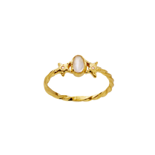 Indlæs billede til gallerivisning MAANESTEN Ula Ring (guld/sølv)
