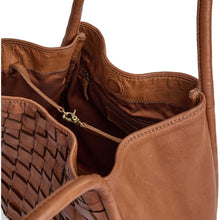 Indlæs billede til gallerivisning DEPECHE 16852 Warsaw Shopper Vintage Cognac
