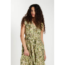 Indlæs billede til gallerivisning BRUUNS BAZAAR Duscle Fransisca Dress Multi Green Print
