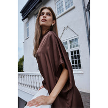 Indlæs billede til gallerivisning BRUUNS BAZAAR Korthalsia Tireva Dress Chestnut
