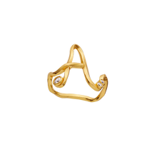 Indlæs billede til gallerivisning MAANESTEN A Alphabet Ring
