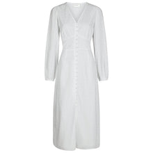 Indlæs billede til gallerivisning NEO NOIR Alto Embroidery Dress Hvid

