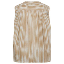 Indlæs billede til gallerivisning MOS MOSH Amelia Stripe SL Blouse Sesame
