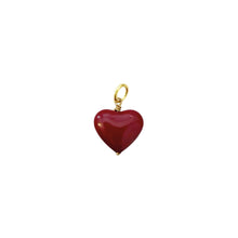 Indlæs billede til gallerivisning PICO COPENHAGEN Amore Heart Pendant Wine

