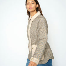 Indlæs billede til gallerivisning MOS MOSH Anna Rye Check Jacket Doeskin
