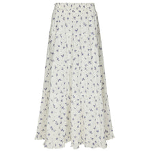 Indlæs billede til gallerivisning NEO NOIR Asta Small Blossom Skirt White Blue

