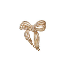 Indlæs billede til gallerivisning BLACK COLOUR Bcbow Brooch Gold

