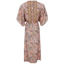 Indlæs billede til gallerivisning BLACK COLOUR Bcluna Long V-Dress Imperial Rose
