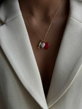 Indlæs billede til gallerivisning PICO COPENHAGEN French Grande Heart Pendant White
