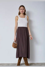 Indlæs billede til gallerivisning CO' COUTURE Sunrise Skirt Dark Brown
