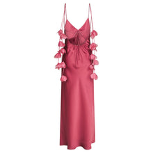 Indlæs billede til gallerivisning NEO NOIR Colly Heavy Sateen Dress Cherry Pink
