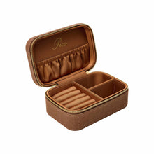 Indlæs billede til gallerivisning PICO COPENHAGEN Large Jewerly Box Cognac Denim
