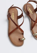 Indlæs billede til gallerivisning BUKELA Ella Sandaler Cognac
