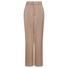 Indlæs billede til gallerivisning NEO NOIR Emmett Heavy Sateen Pant Dark Taupe
