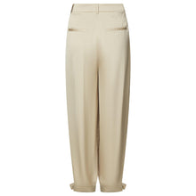 Indlæs billede til gallerivisning NEO NOIR Fayla Drapy Satin Ballon Dark Sand
