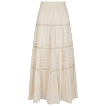 Indlæs billede til gallerivisning NEO NOIR Felicia Voile Skirt Ivory
