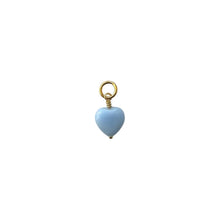 Indlæs billede til gallerivisning PICO COPENHAGEN French Heart Pendant Sky
