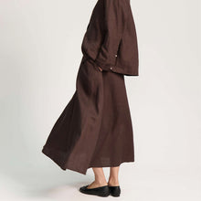 Indlæs billede til gallerivisning O'TAY Gerda Skirt Dark Chocolate
