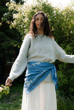 Indlæs billede til gallerivisning BECK SÖNDERGAARD Bloom Siw Scarf Azure Blue
