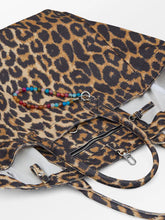 Indlæs billede til gallerivisning BECK SÖNDERGAARD Leopa Canvas Camilla Bag Sort

