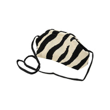 Indlæs billede til gallerivisning PICO COPENHAGEN Small Rosalia Clutch Zebra/Ivory
