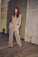 Indlæs billede til gallerivisning HAUTE L'AMITIE Nicole Pleat Pant Beige Melange
