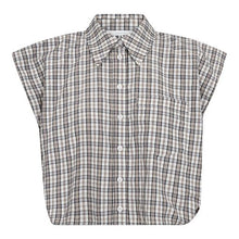 Indlæs billede til gallerivisning HAUTE L'AMITIE Dinne NS Mini Check Shirt Off White/Beige
