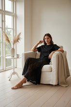 Indlæs billede til gallerivisning HAUTE L'AMITIE Summer Lace SS Dress Sort

