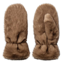 Indlæs billede til gallerivisning CO' COUTURE Isabel Fur Mitten Walnut
