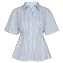 Indlæs billede til gallerivisning NEO NOIR Janelle Stripe Shirt Blue/Brown
