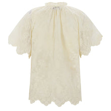 Indlæs billede til gallerivisning LOLLYS LAUNDRY Kali Blouse SS Creme

