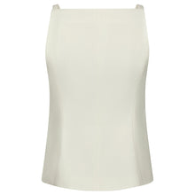 Indlæs billede til gallerivisning NEO NOIR Kylie Structure Waistcoat Off White
