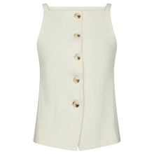 Indlæs billede til gallerivisning NEO NOIR Kylie Structure Waistcoat Off White
