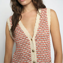 Indlæs billede til gallerivisning MOS MOSH Miah Knit Vest Emberglow
