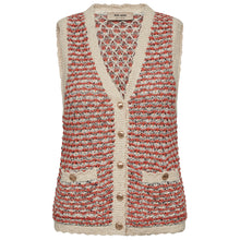 Indlæs billede til gallerivisning MOS MOSH Miah Knit Vest Emberglow
