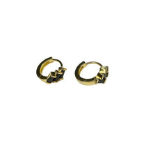 Indlæs billede til gallerivisning PICO COPENHAGEN Mirach Crystal Hoop Black
