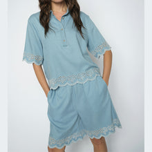 Indlæs billede til gallerivisning MOS MOSH Moody Softy Shorts Light Blue
