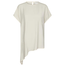 Indlæs billede til gallerivisning NEO NOIR Nerita Asymmetric Blouse Off White
