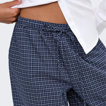 Indlæs billede til gallerivisning JDY Peggy Check Loose Pant Navy
