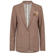 Indlæs billede til gallerivisning MOS MOSH Phebs Polly Blazer Coffee Quartz
