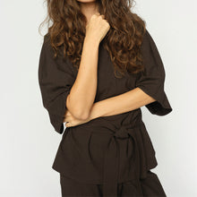 Indlæs billede til gallerivisning MOS MOSH Rikas Roy Blouse Coffee Quartz

