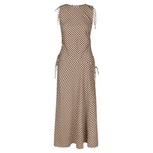 Indlæs billede til gallerivisning NEO NOIR Saxton Check Dress Brown
